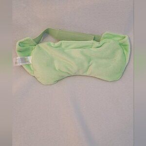 NWOT Anti Stress Sinus Pillow Light Green Plush Sleep Mask